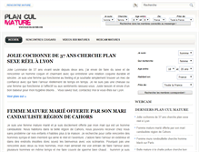 Tablet Screenshot of plan-cul-mature.com